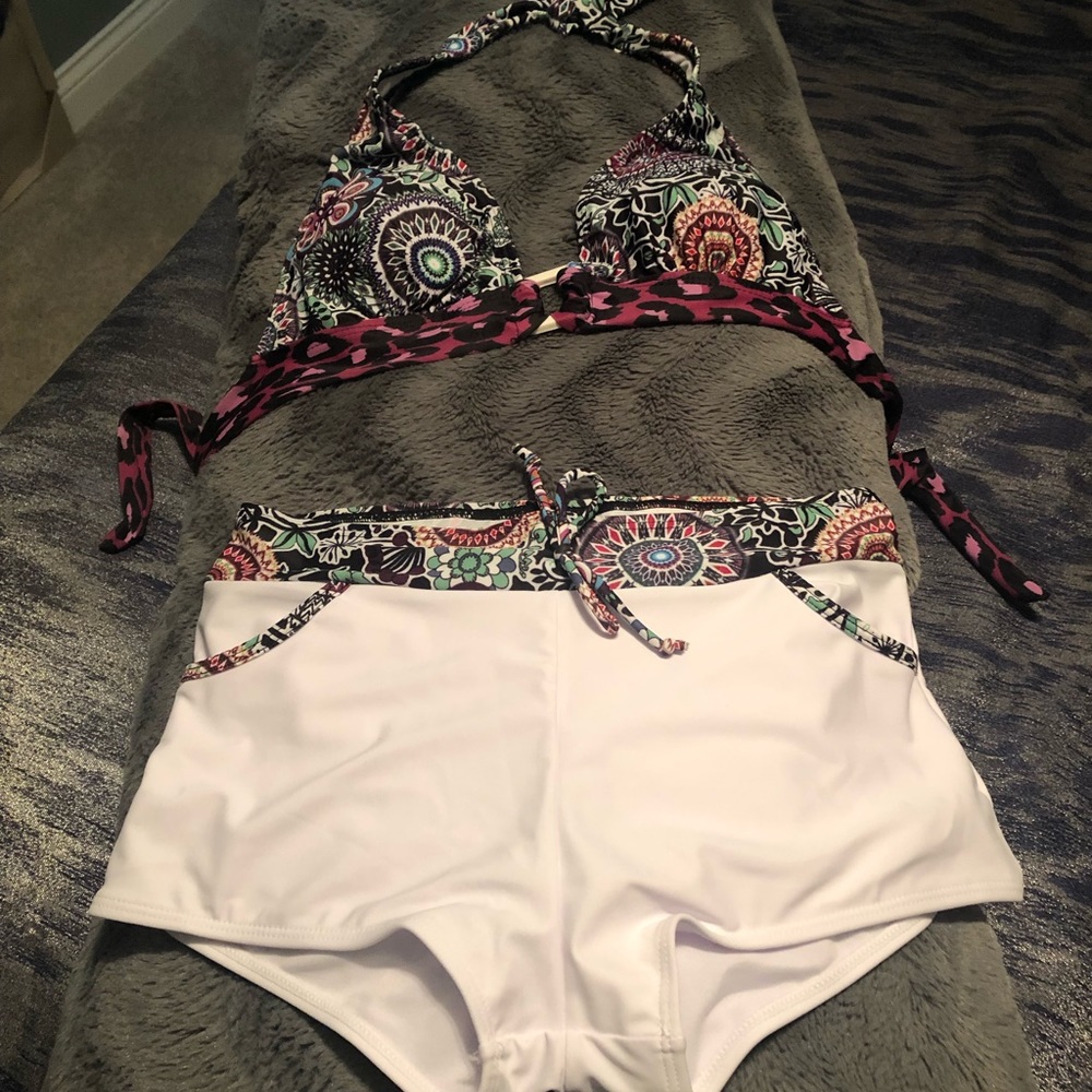 Two piece swimwear